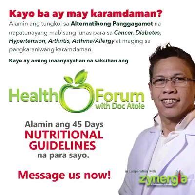 doc atoie nutritional guidelines|45 days guidelines by Dr Atoie Arboleda .
